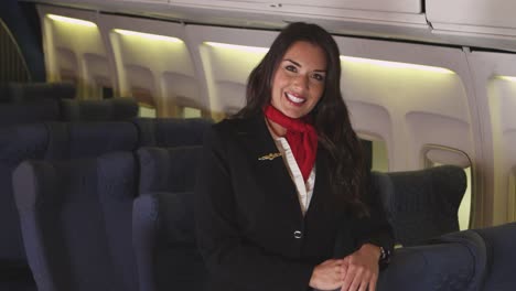 Portrait-of-female-flight-attendant