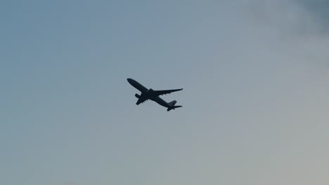 Tracking-shot-of-airplane-taking-off