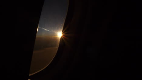 sunset-airplane-window-seat-panorama-4k-china