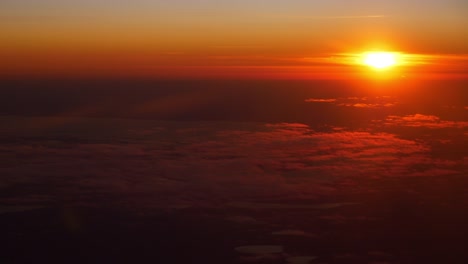 sunset-sun-light-airplane-window-view-panorama-4k-china