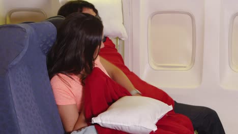 Sleeping-in-a-plane