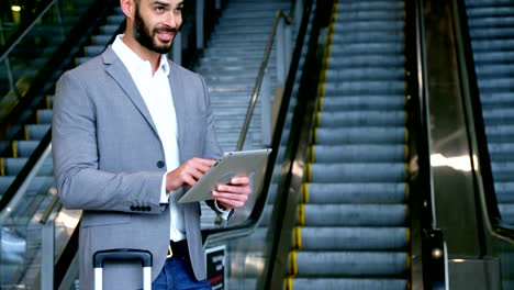 Businessman-using-digital-tablet