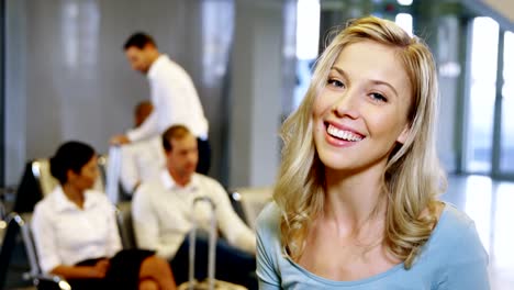 Woman-checking-her-boarding-pass