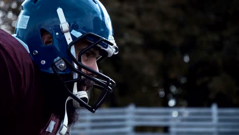 Close-up-of-a-determined-American-football-player