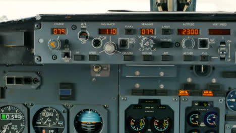 Control-panel-of-airplane