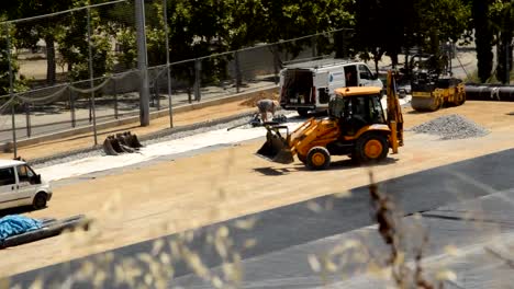 Construction-Of-A-Football-Field