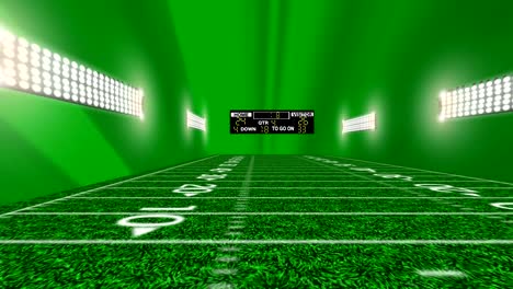 American-Football-Feld-Green-Light