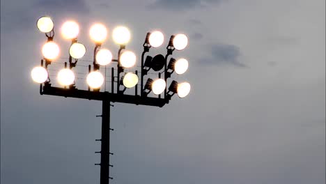 Broken-Stadium-Light-Time-lapse