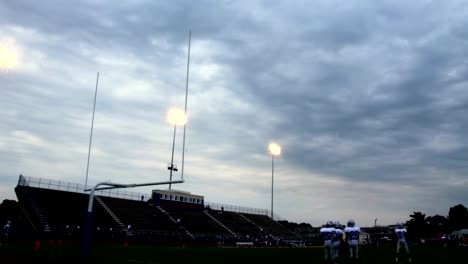 High-School-Fußball-Stadion-Timelapse