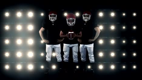 American-football-players-standing-face-to-the-camera