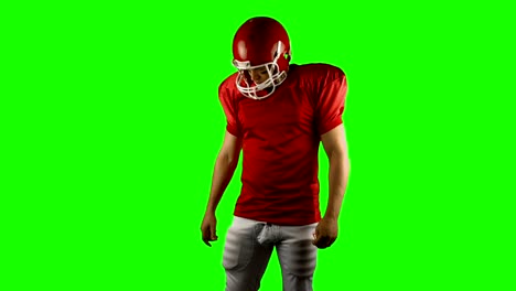 Red-serious-american-football-player-posing