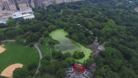 Tiro-aéreo-de-Nueva-York-Parque-Central