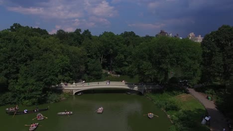 Schuss-von-Central-Park-Brücke-ausziehen