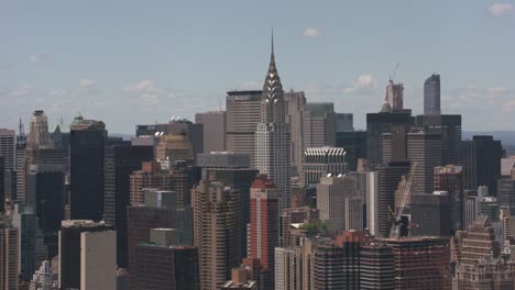 Aerial-shot-of-the-Chrysler-Building-and-Manhattan.