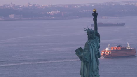 Statue-of-Liberty-on-beautiful-cloudy-morning.