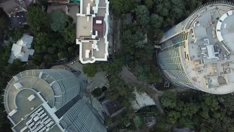 aerial-overhead-top-view-from-above-modern-living-skyscraper-buildings-in-the-eco-settlement