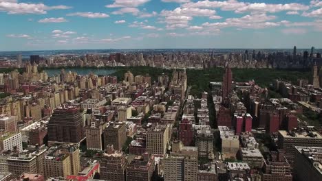 Flying-Over-Buildings-From-Upper-Westside-Towards-Central-Park