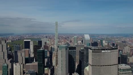 Toma-aérea-de-la-ciudad-de-Nueva-York