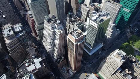 Aerial-Of-NYC-Pan-Upward