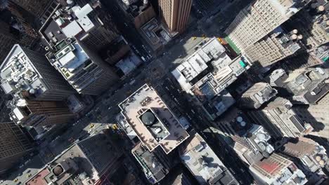 Aerial-Of-NYC-Slow-Pan-Up-Shot