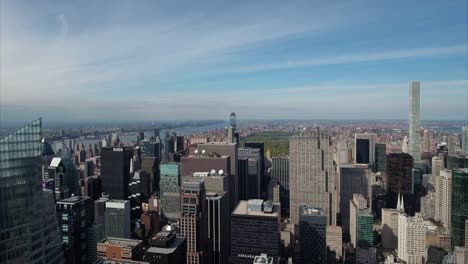 Midtown-Aerial-NYC-Flying-East-With-432-Park-In-The-Background