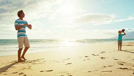 Father-Son-Having-Fun-at-the-Beach