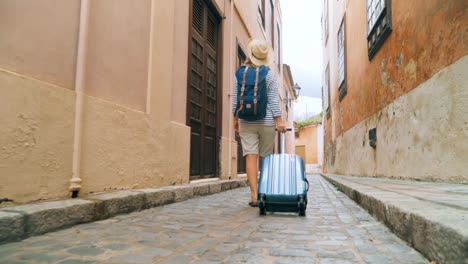 Tourist-with-a-suitcase-looking-for-accommodation-place