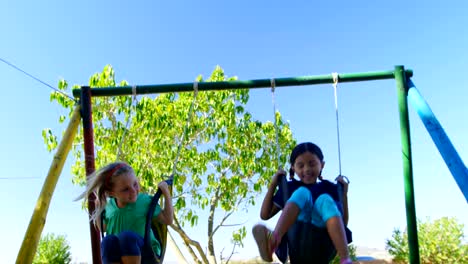 Kids-playing-in-the-playground-4k