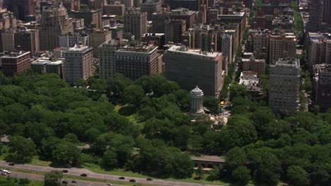 Luftaufnahme-des-Upper-Manhattan-vom-Hudson-River.