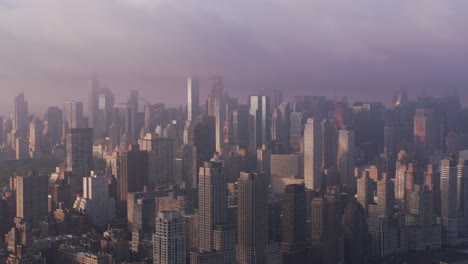 Aerial-view-of-Manhattan-buildings-in-beautiful-morning-light.