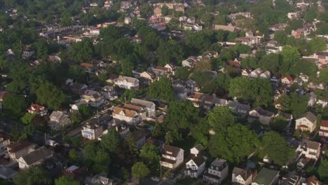 Luftaufnahme-der-Nachbarschaft-in-der-Nähe-von-Elizabeth,-New-Jersey.