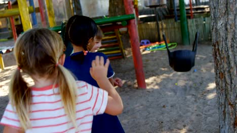 Kids-playing-in-the-playground-4k