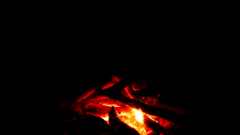 Timelapse-of-campfire-in-4K.-Burning-wood-at-night.