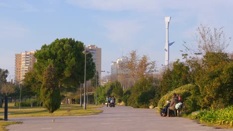 valencia-city-of-art-day-light-park-road-4k-spain