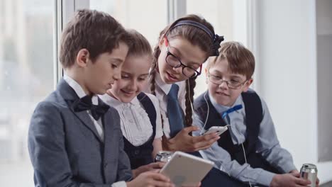 Schoolchildren-Relaxing-After-Lessons