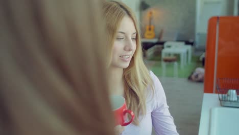 female-colleagues-talking-during-coffee-break