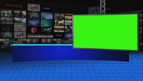 Virtual-Broadcast-Studio-with-Greenscreen