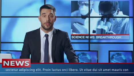 Presentadora-de-noticias-hombre-habla-sobre-la-ciencia-y-la-investigación-médica