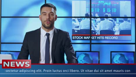 Presentadora-de-noticias-hombre-hablar-de-noticias-del-mercado-de-valores