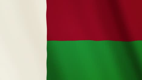 Madagascar-flag-waving-animation.-Full-Screen.-Symbol-of-the-country