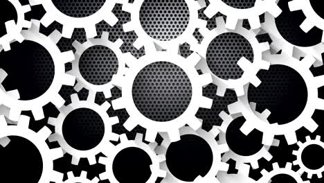 rotating-gears-metal-background