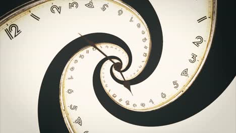 Rotating-spiral-of-clock-from-numbers-abstract-seamless-animation