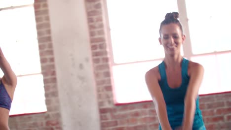 Multi-ethnic-athletes-focused-on-gym-workout-at-the-gym