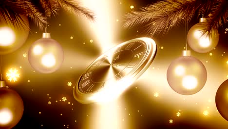 Golden-New-Year-Clock-Countdown-On-Gold-Background.-4K.-3840x2160.