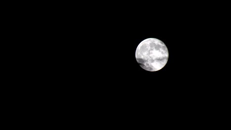 Rising-Moon---Dark-Clouds-Covered-the-Moon,-time-lapse