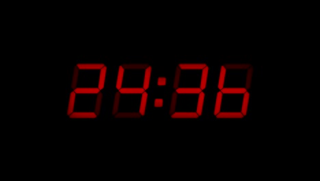 30-Second-Digital-Countdown-Display-Red-4K