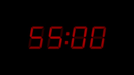 60-Second-Digital-Countdown-Display-Red-4K