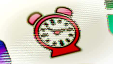 Icono-de-reloj-en-la-pantalla.-Bucle.