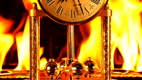 Time-Clock-on-Fire-Burning-Hours