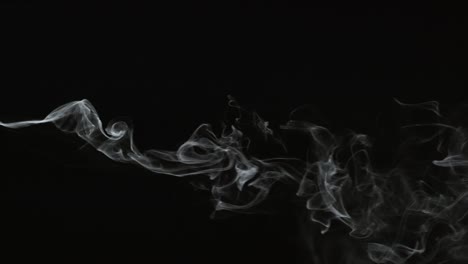 Smoke-on-black-background-in-slow-motion